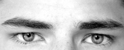 man's eyebrows