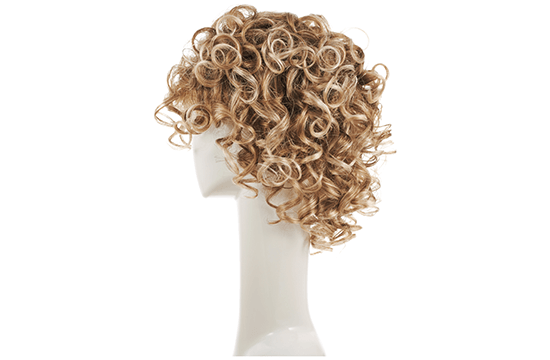 synthetic blond wig