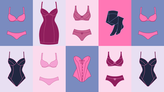 various lingerie styles