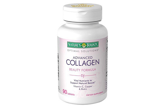 bottle of advanced collagen tablets