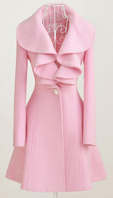 baby pink coat