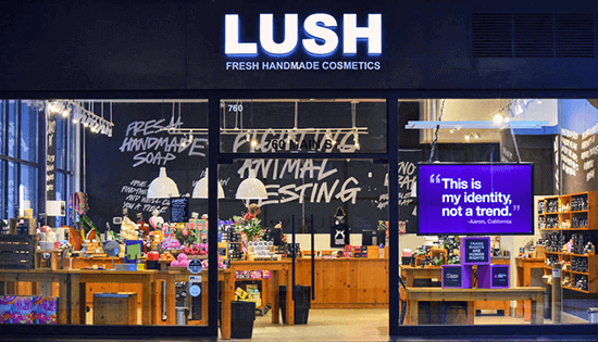 Lush Handmade Cosmetics store
