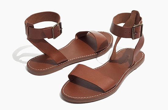brown stylish summer sandals