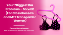 M2f transvestite wearing a bra