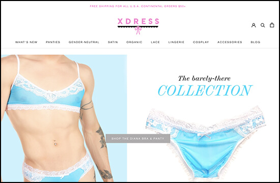 xDress website