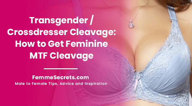 transgender / crossdresser cleavage
