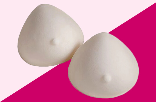 foam material breast forms