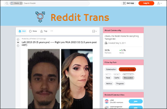 Reddit - r/trans