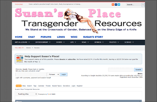 Susan's Place Transgender Resources – Forums