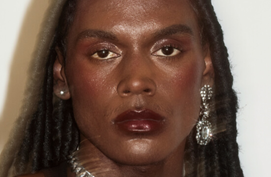 beautiful dark skin transwoman