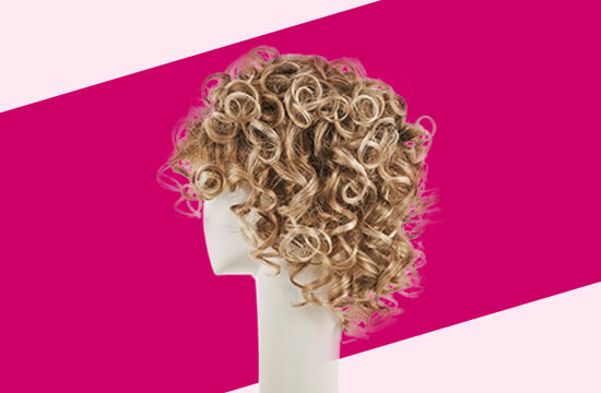 synthetic curly hair