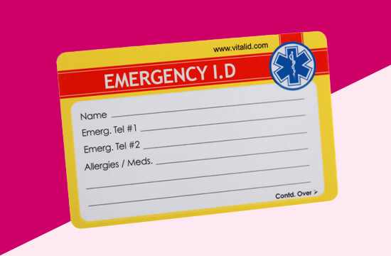 emergency card