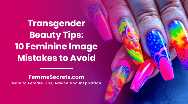 Transgender Beauty Tips: 10 Feminine Image Mistakes to Avoid